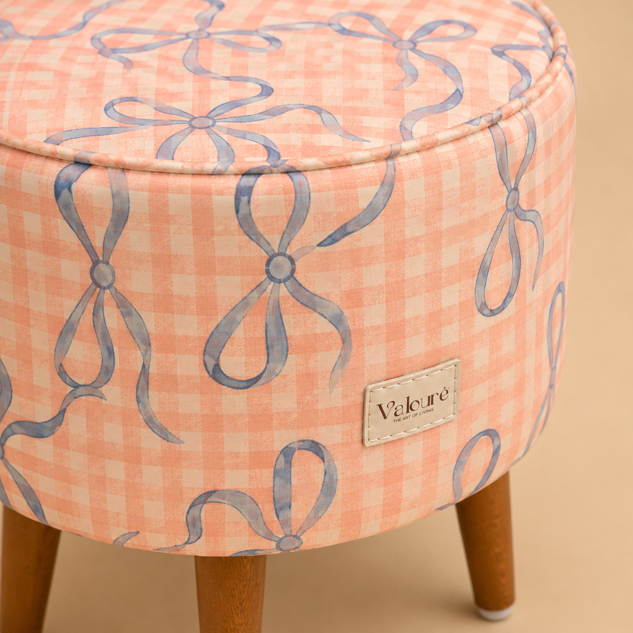 BOWKINS ottoman styled in a room