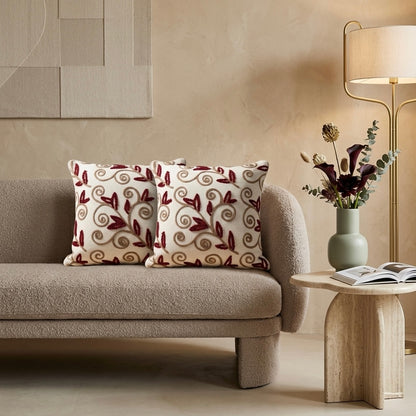 Floral Vine Cushion Cover